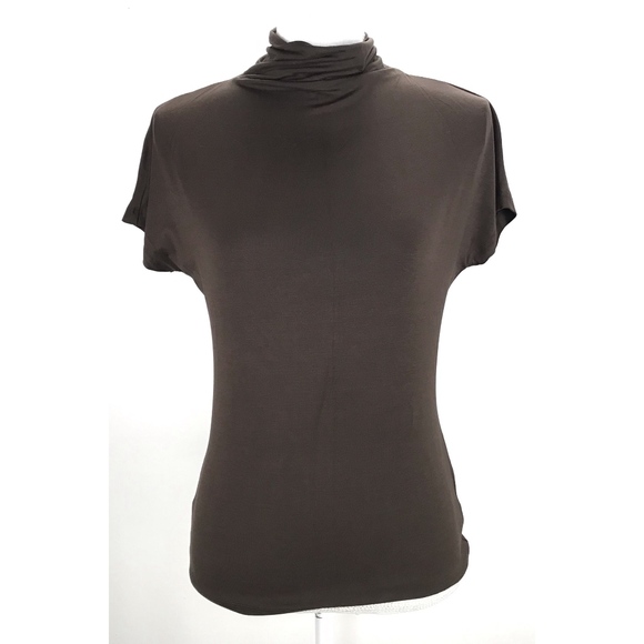 MaxMara Tops - Max Mara Womans Stretch Turtle Neck Blouse Fitted
